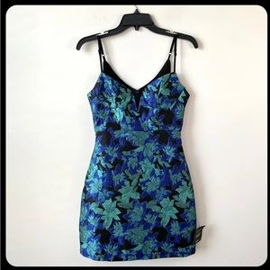 Lulu’s Ready For Festivities Jacquard Mini Dress XS